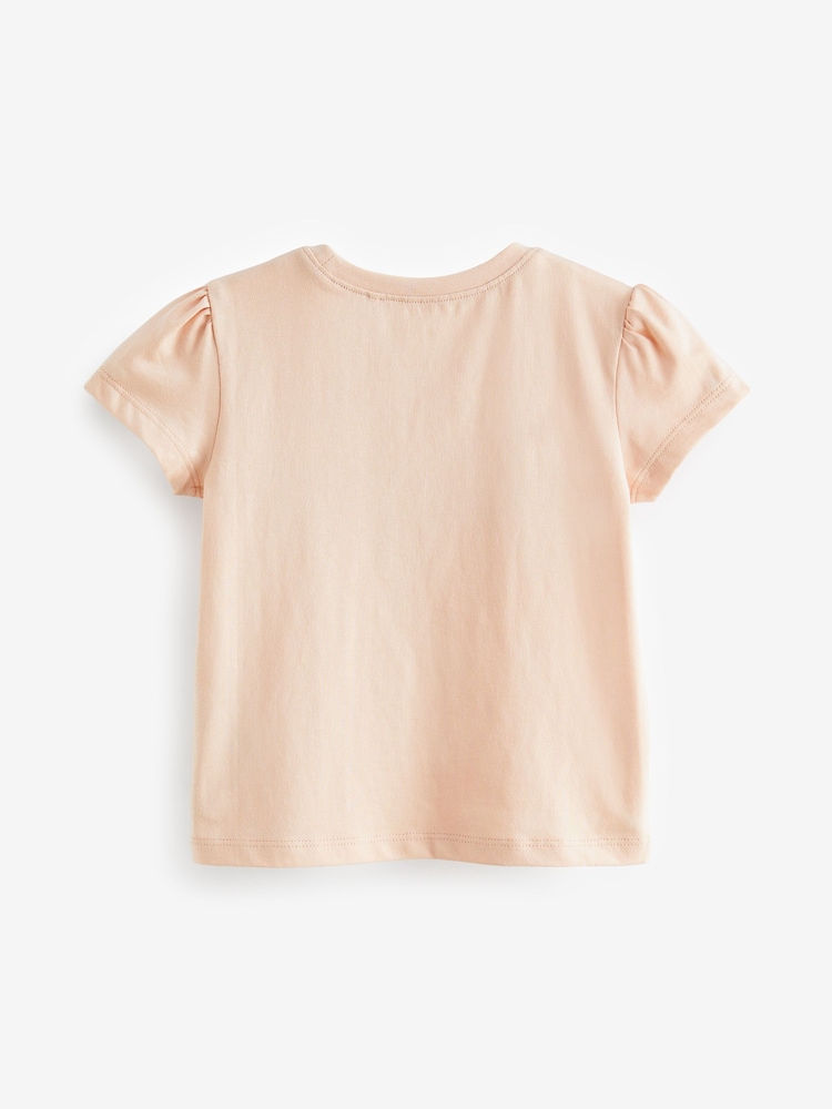Blue Short Sleeve T-Shirts 4 Pack (3mths-7yrs) - Image 2 of 3