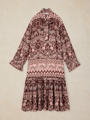 White Stuff Kalia Tie Neck Dress - Kuva 5 / 6