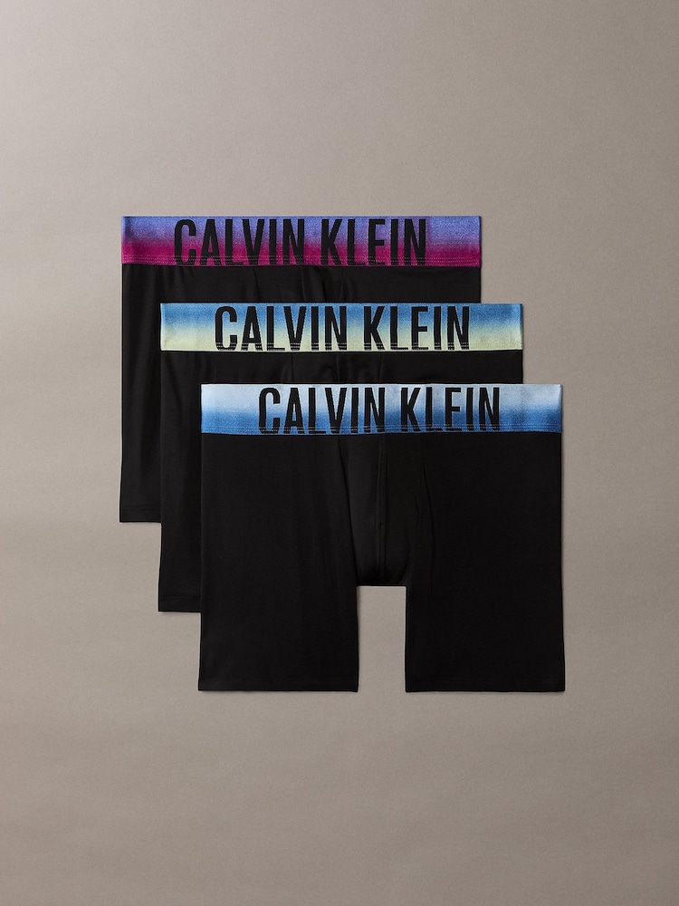 Calvin Klein Blue Boxer Briefs 3 Pack - Intense Power - Image 1 of 1 Calvin Klein Blue Boxer Briefs 3 Pack - Intense Power - Image 1 of 1