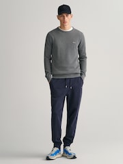 GANT Evening Blue Shield Logo Joggers - Image 1 of 4
