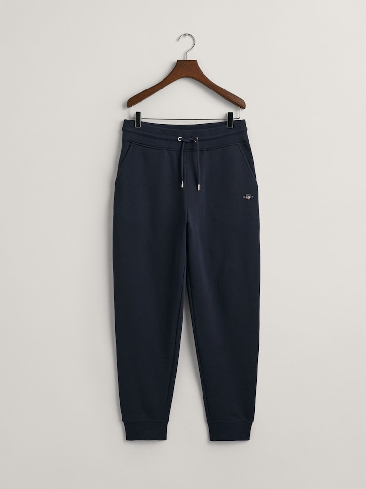 GANT Evening Blue Shield Logo Joggers - Image 4 of 4
