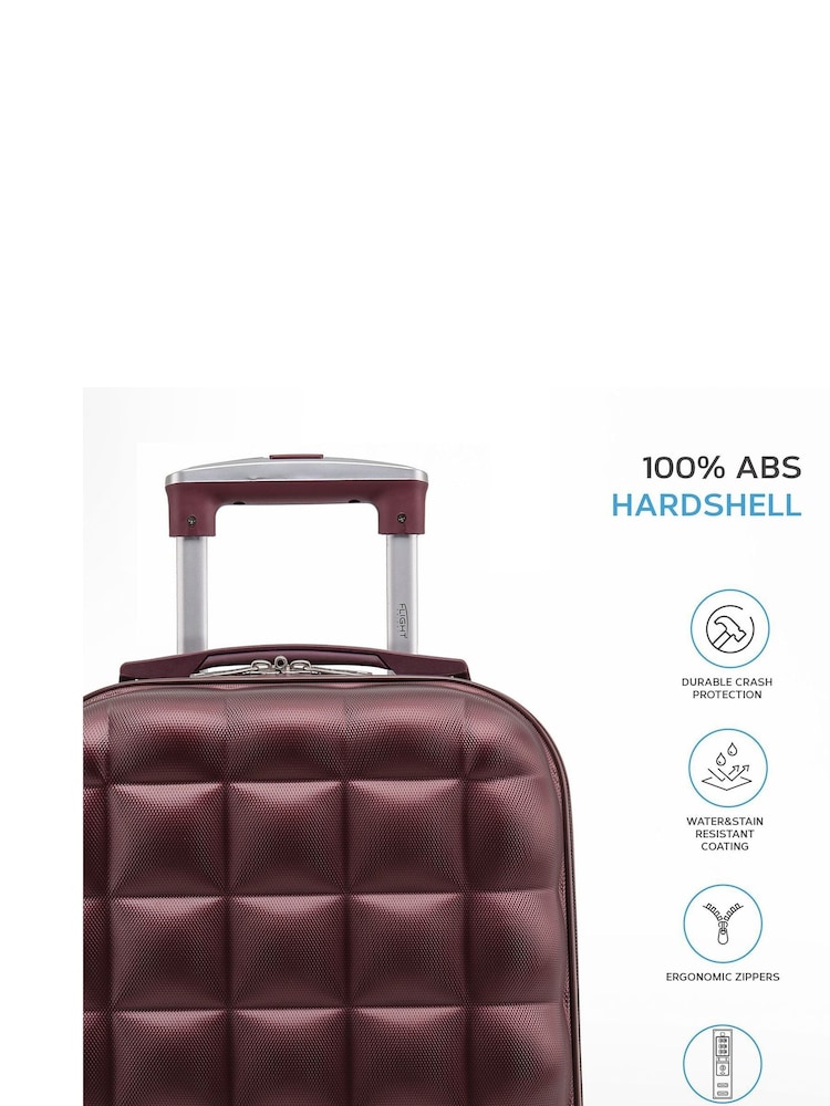 Flight Knight 55x35x20cm 8 Wheel ABS Hard Case Cabin Carry On Hand Luggage - Image 3 of 7