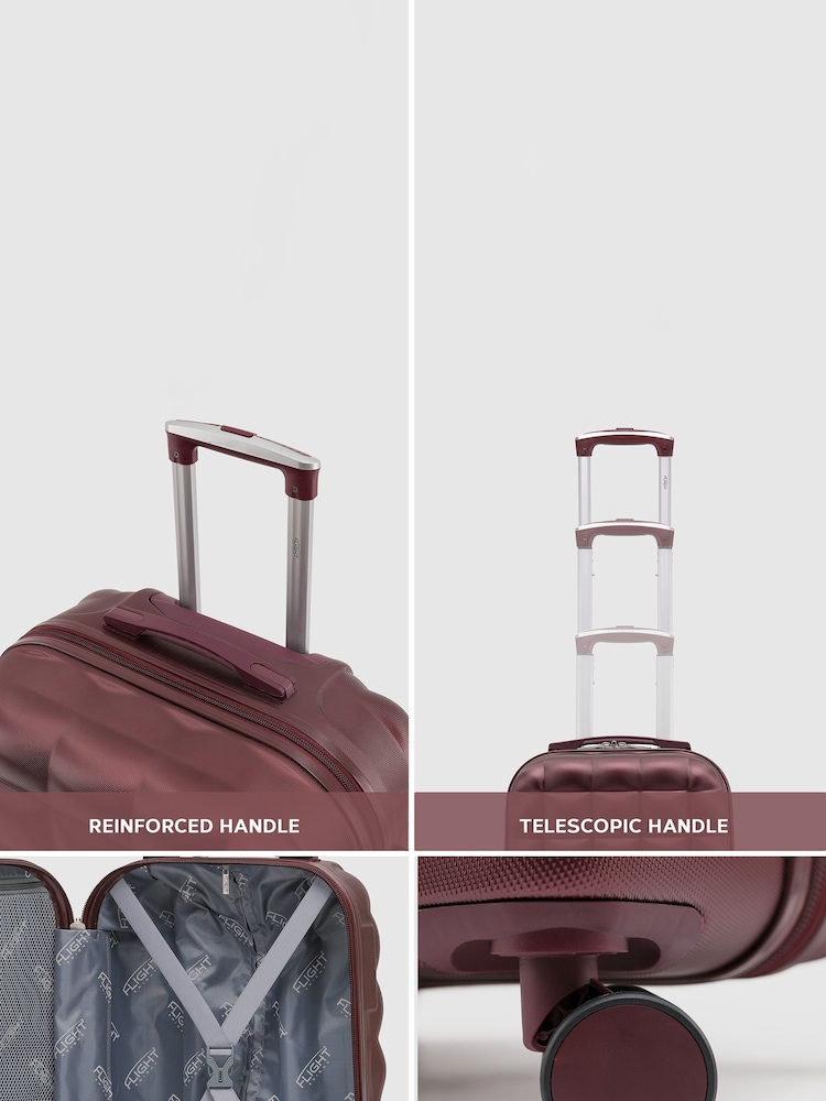 Flight Knight 55x35x20cm 8 Wheel ABS Hard Case Cabin Carry On Hand Luggage - Image 4 of 7