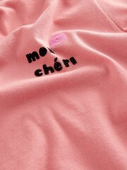 Pink Heart Short Sleeve Cotton Pyjama Sets 2 Pack - Image 4 of 14