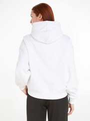 Calvin Klein Jeans Premium-Kapuzensweatshirt mit Monologo, Weiß - Bild 2 von 6