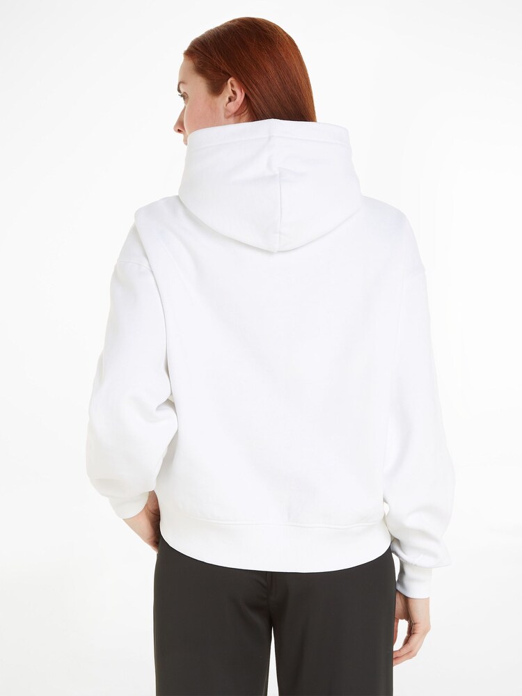 Calvin Klein Jeans Premium-Kapuzensweatshirt mit Monologo, Weiß - Bild 2 von 6