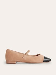 Boden Brown Mary Jane Flats - Image 2 of 5