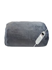 Lakeland Charcoal Grey Sherpa XL Heated Throw - Image 4 of 4