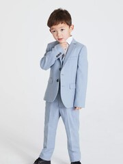 MOSS Blue Boys Flannel Jacket - Image 2 of 3