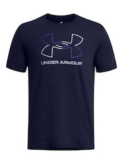 Marineblau/blau - Under Armour Foundation Kurzärmeliges T-Shirt - Bild 3 von 4