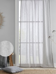 Drift Home Grey Kayla Slot Top Voile Panel - Image 1 of 3