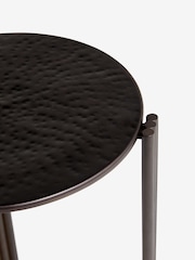 Black Metal and Marble Side Table - Image 5 of 5