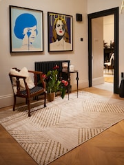 Origin Rug Collection. Ivory Delta Rug - Image 1 of 6