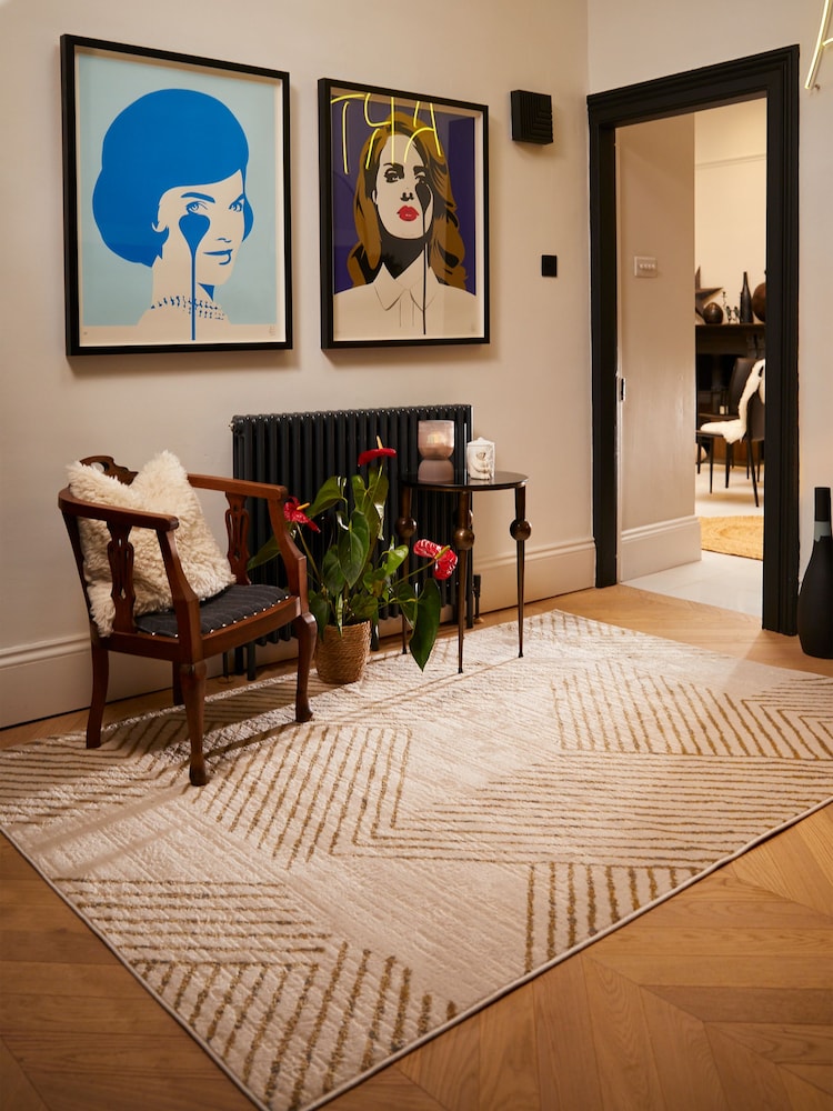 Origin Rug Collection. Ivory Delta Rug - Image 1 of 6