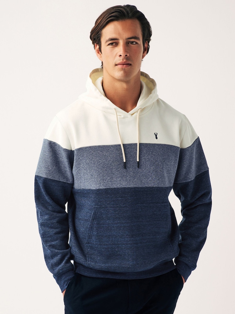 Blue Block Overhead Hoodie - Image 1 of 9
