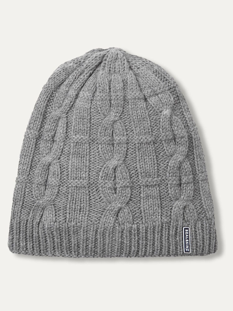 Sealskinz Blakeney Waterproof Cold Weather Cable Knit Beanie - Image 1 of 2