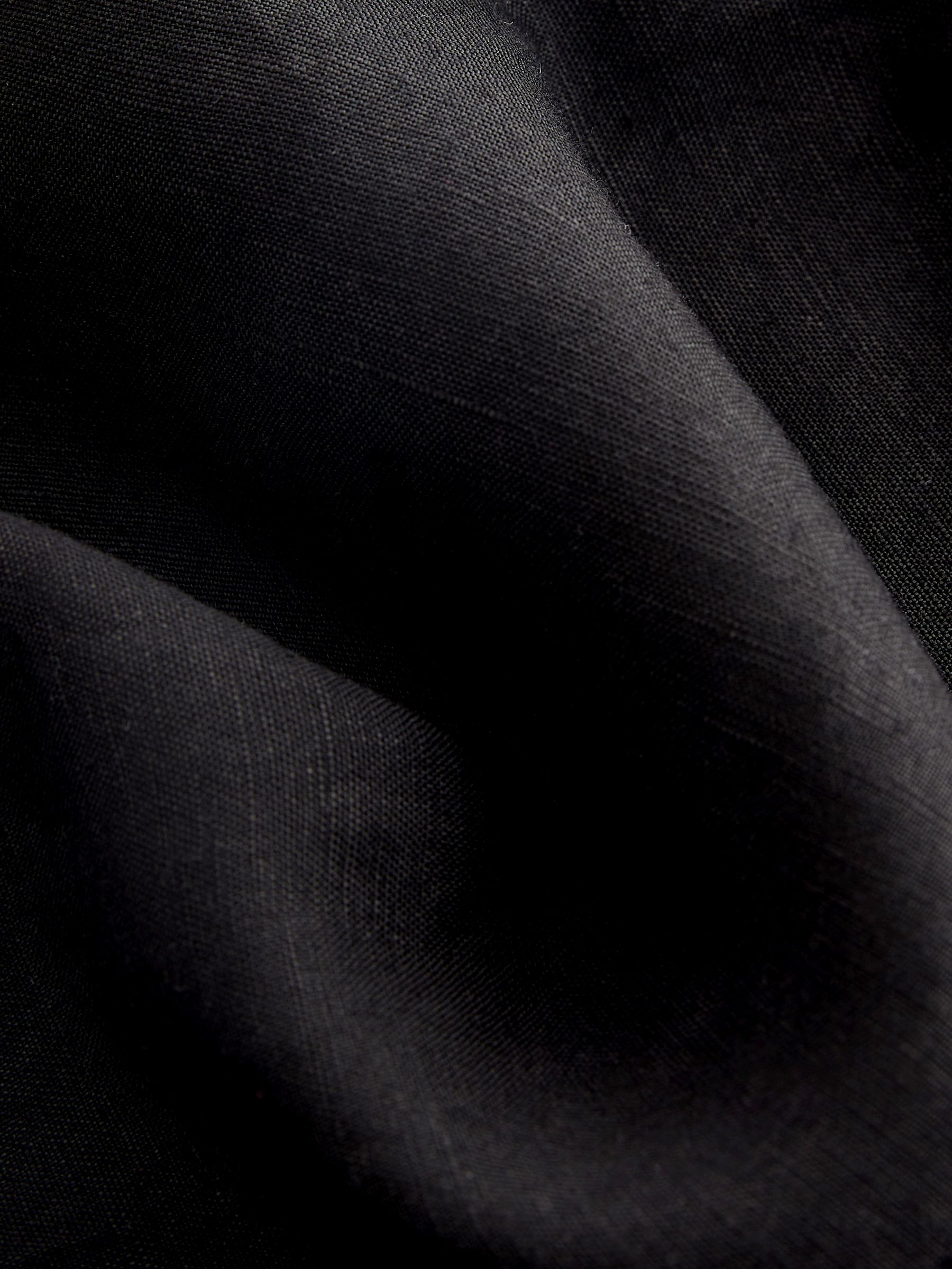 Next black linen trousers clearance