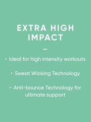 Black Next Active Sports High Impact Dry Tech Non Pad Bra B-G - Image 7 of 9