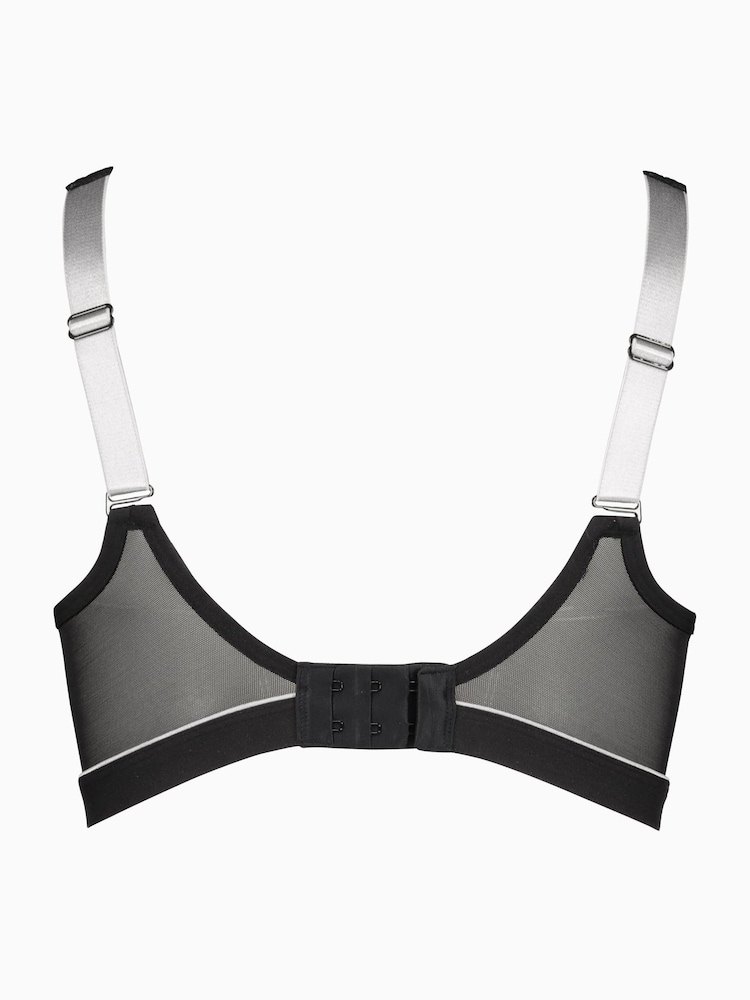 Black Next Active Sports High Impact Dry Tech Non Pad Bra B-G - Image 9 of 9