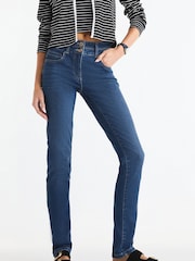 Mid Blue Wash Slim Lift And Shape Jeans - Image 3 of 7