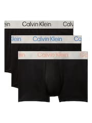 Calvin Klein White Band Micro Stretch Boxer Briefs 3 Pack - Image 1 of 5