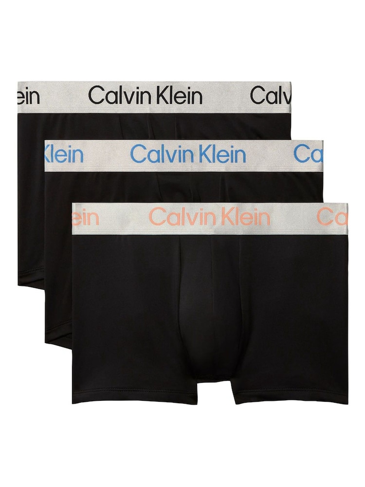 Calvin Klein White Band Micro Stretch Boxer Briefs 3 Pack - Image 1 of 5 Calvin Klein White Band Micro Stretch Boxer Briefs 3 Pack - Image 1 of 5