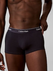 Rød - Calvin Klein Low Rise Icon bomullsshorts med Stretch 3 -pakning - Bilde 5 av 6