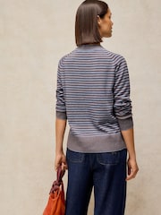 White Stuff Blue Sienna Stripe Jumper - Image 2 of 6