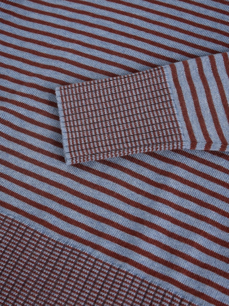 White Stuff Blue Sienna Stripe Jumper - Image 6 of 6