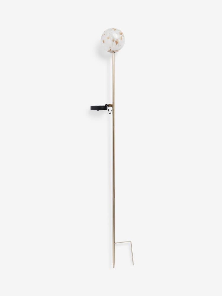 White/Gold Solar Confetti Glass Path Finder - Image 6 of 6