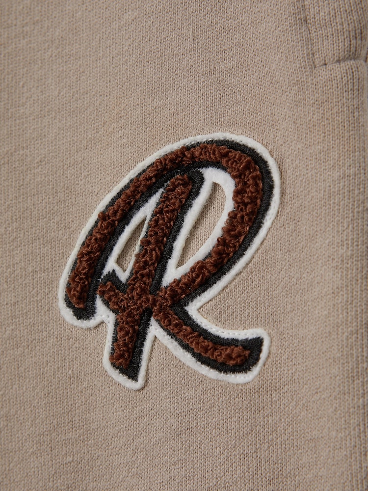 Reiss Taupe Cade 13-14 yrs Cotton Motif Hoodie - Image 4 of 4