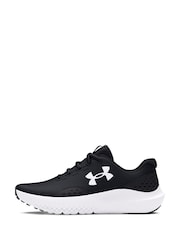 Under Armour Black/Grey Surge 4 Trainers - Image 3 of 8