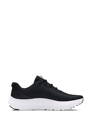 Under Armour Black/Grey Surge 4 Trainers - Image 4 of 8