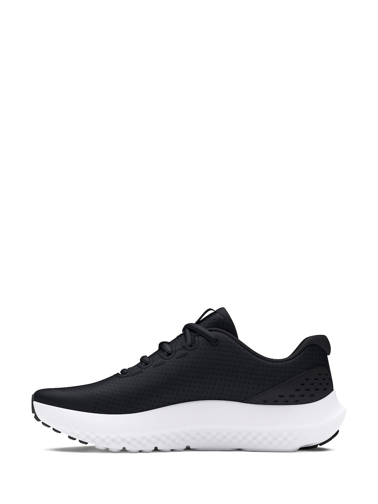 Under Armour Black/Grey Surge 4 Trainers - Image 5 of 8