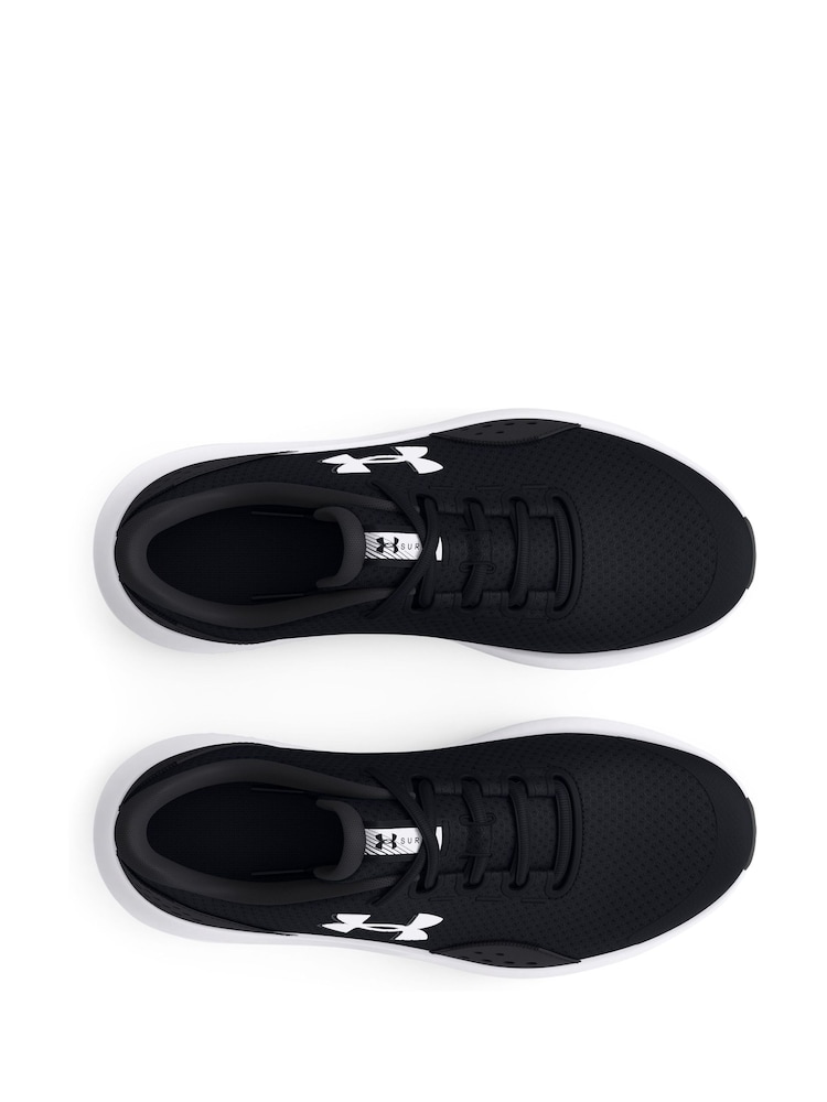 Under Armour Black/Grey Surge 4 Trainers - Image 7 of 8