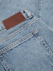 Reiss Light Stone Wash Styles Relaxed Flared-Leg Jeans - Image 7 of 7