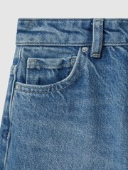 Reiss Mid Blue Ronnie 3-9 yrs Loose Fit Adjuster Jeans - Image 6 of 6