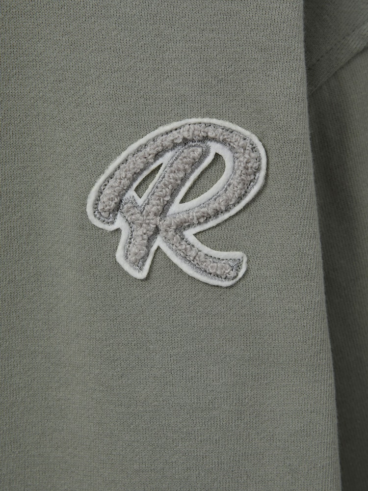 Reiss Pistachio Cade Teen Cotton Motif Hoodie - Image 3 of 3
