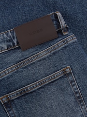 Reiss Indigo Blue Wash Freddie Barrel-Leg Jeans - Image 8 of 8