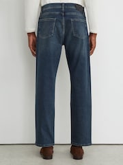 Reiss Dark Blue Leon Comfort-Stretch Jeans - Image 5 of 7