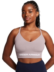 Under Armour Grey Vanish Seamless Low Support Bra - Image 3 of 12