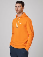 Reiss x McLaren F1 Team Papaya Interlock Jersey Hoodie - Image 1 of 6