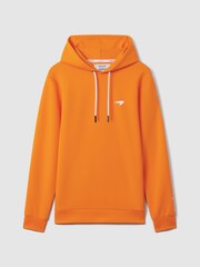 Reiss x McLaren F1 Team Papaya Interlock Jersey Hoodie - Image 2 of 6