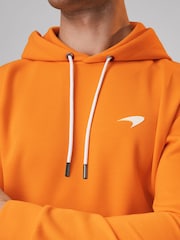 Reiss x McLaren F1 Team Papaya Interlock Jersey Hoodie - Image 4 of 6
