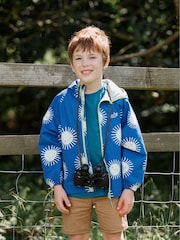 Muddy Puddles Blue Recycled EcoLight Waterproof Jacket - Image 1 of 3