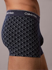 Calvin Klein Blue Icon Cotton Denim Emblem Trunks - Image 2 of 6