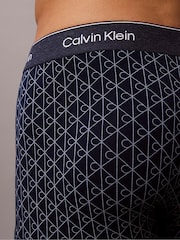 Calvin Klein Blue Icon Cotton Denim Emblem Trunks - Image 6 of 6