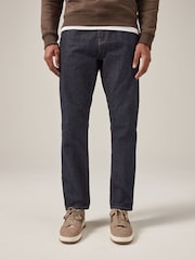 Blue Dark Slim Fit 100% Cotton Authentic Jeans - Image 1 of 10