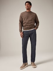 Blue Dark Slim Fit 100% Cotton Authentic Jeans - Image 2 of 10