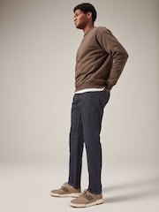 Blue Dark Slim Fit 100% Cotton Authentic Jeans - Image 3 of 10